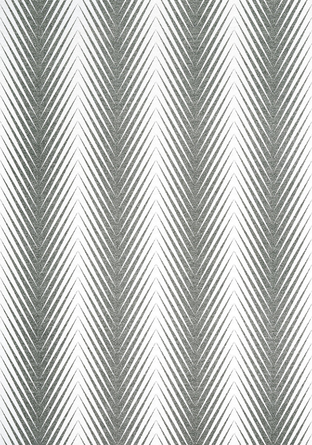 Thibaut VIVA Black and White Wallpaper