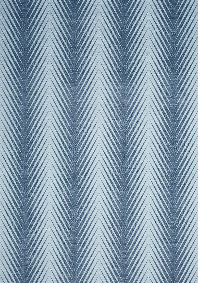 Thibaut VIVA Navy and Light Blue Wallpaper