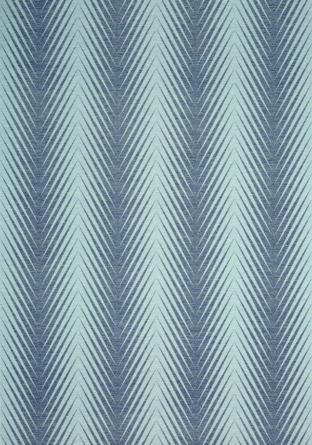 Thibaut VIVA Navy and Aqua Wallpaper