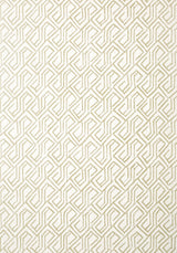 Thibaut TORTONA Metallic Gold on Cream Wallpaper
