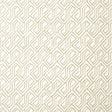 Thibaut Tortona Metallic Gold On Cream Wallpaper