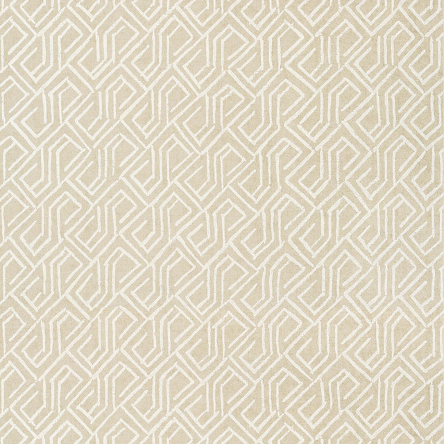 Thibaut Tortona Beige Wallpaper