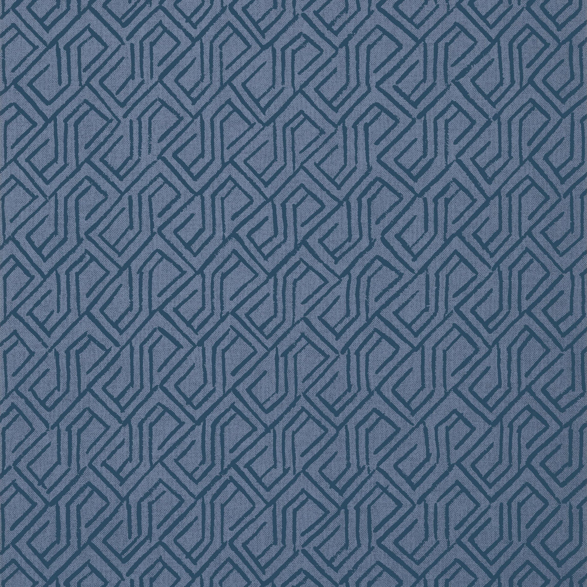 Thibaut Tortona Navy Wallpaper