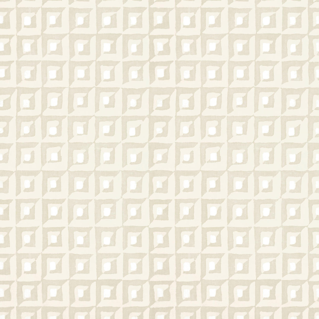 Thibaut Square Dance Beige Wallpaper