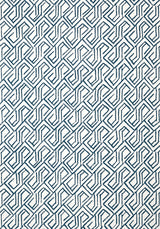 Thibaut TORTONA Navy and White Wallpaper