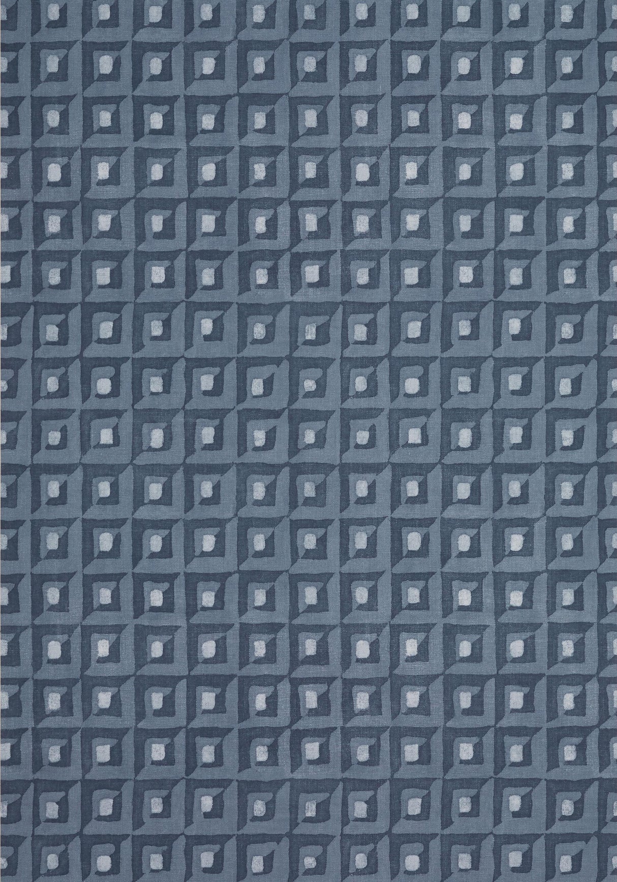 Thibaut SQUARE DANCE Navy Wallpaper