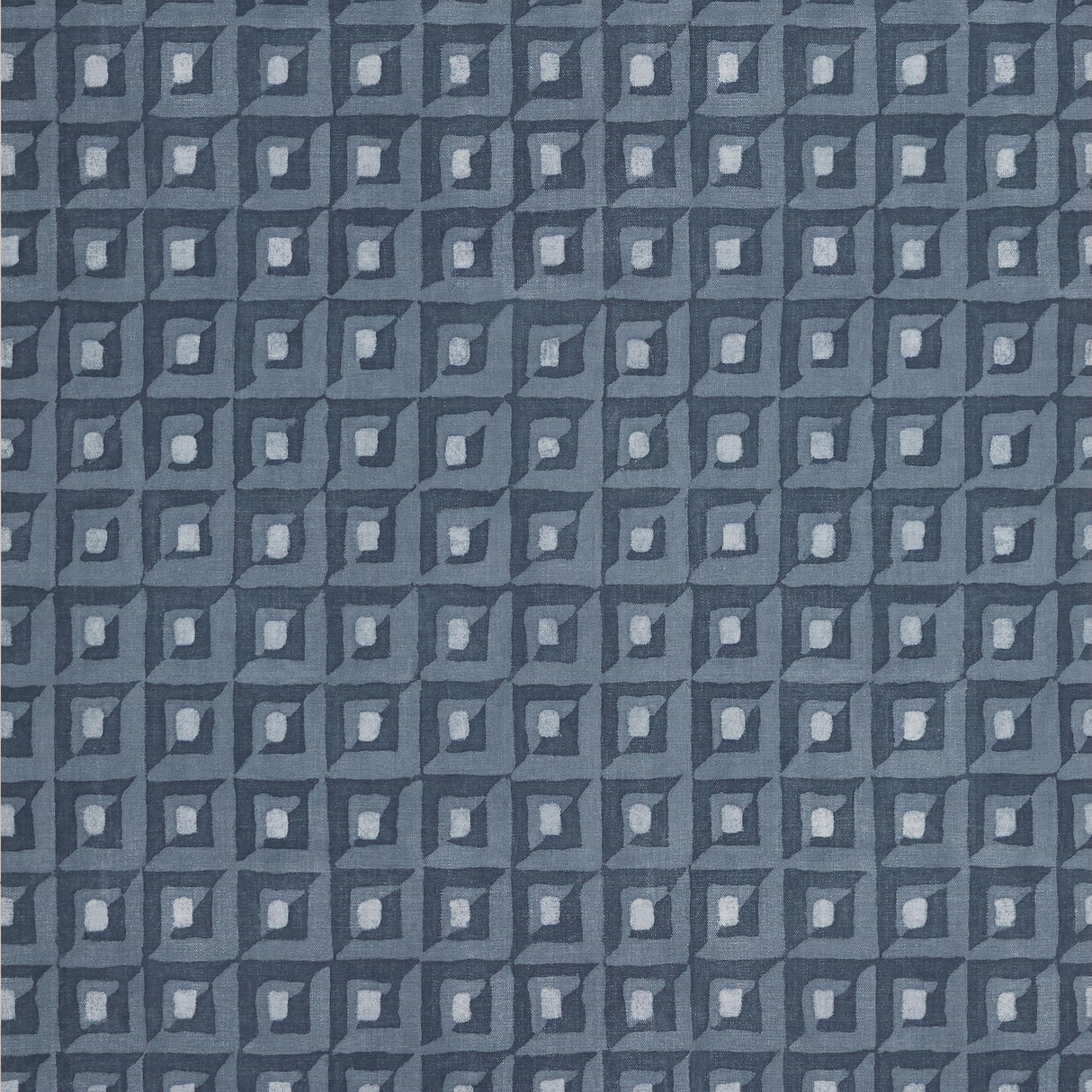 Thibaut Square Dance Navy Wallpaper