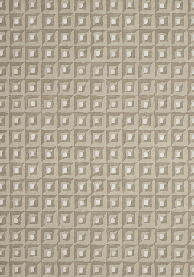 Thibaut SQUARE DANCE Taupe Wallpaper