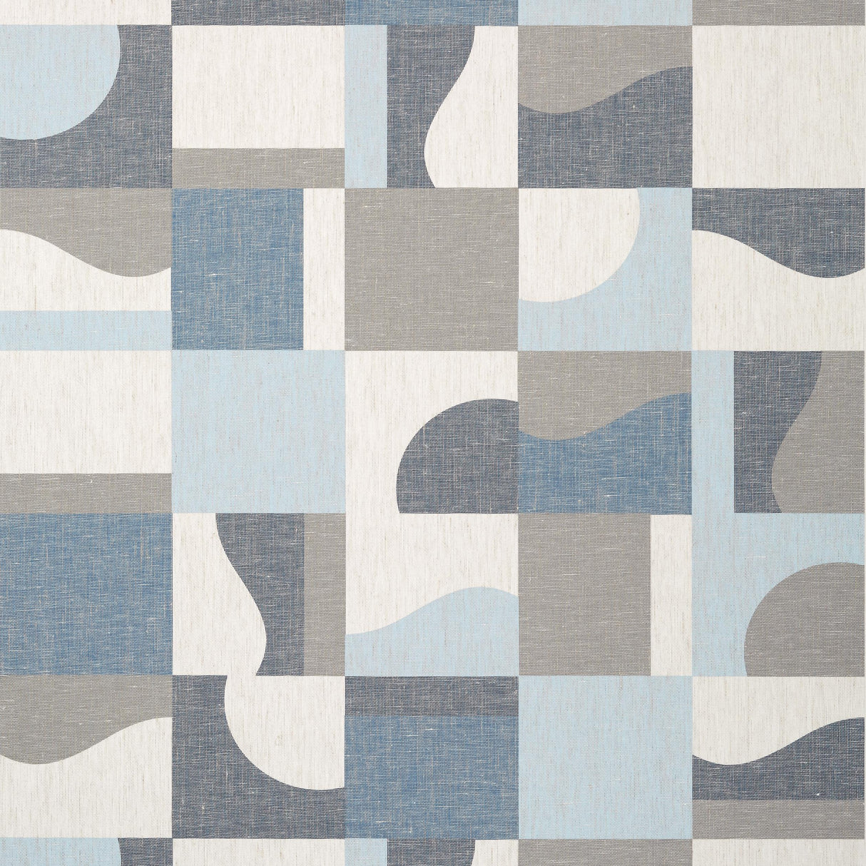 Thibaut Colored Blocks Blue Wallpaper