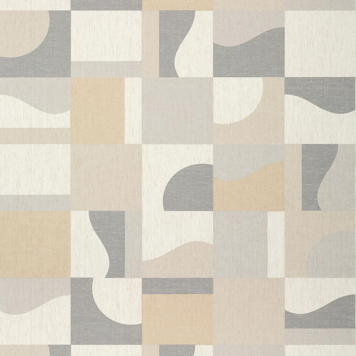 Thibaut Colored Blocks Beige Wallpaper