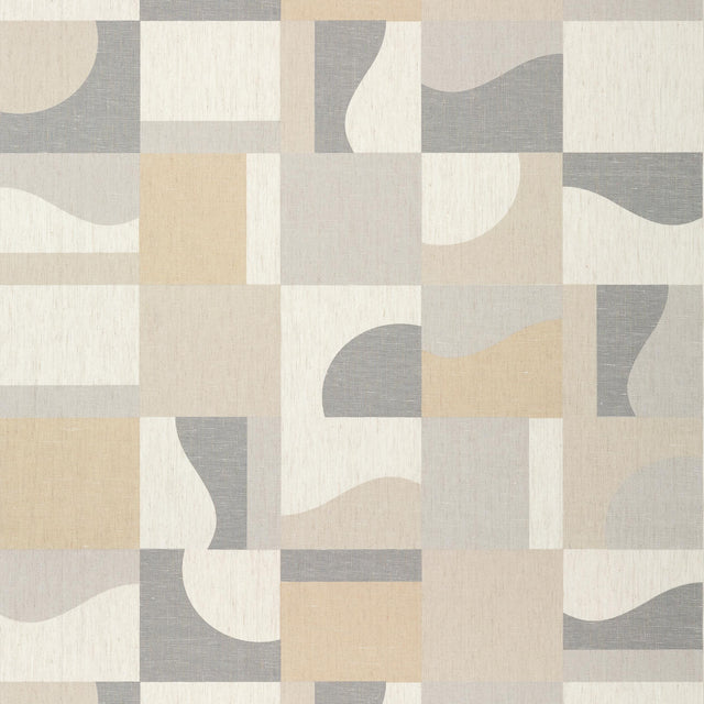 Thibaut Colored Blocks Beige Wallpaper