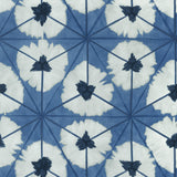 Thibaut Sunburst Navy Wallpaper