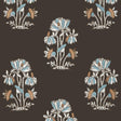 Thibaut Lily Flower Black Wallpaper