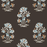 Thibaut Lily Flower Black Wallpaper
