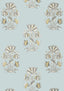 Thibaut LILY FLOWER Spa Blue Wallpaper