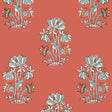Thibaut Lily Flower Coral Wallpaper