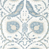 Thibaut Lewis Spa Blue Wallpaper