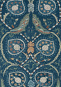 Thibaut LEWIS Navy and Teal Wallpaper
