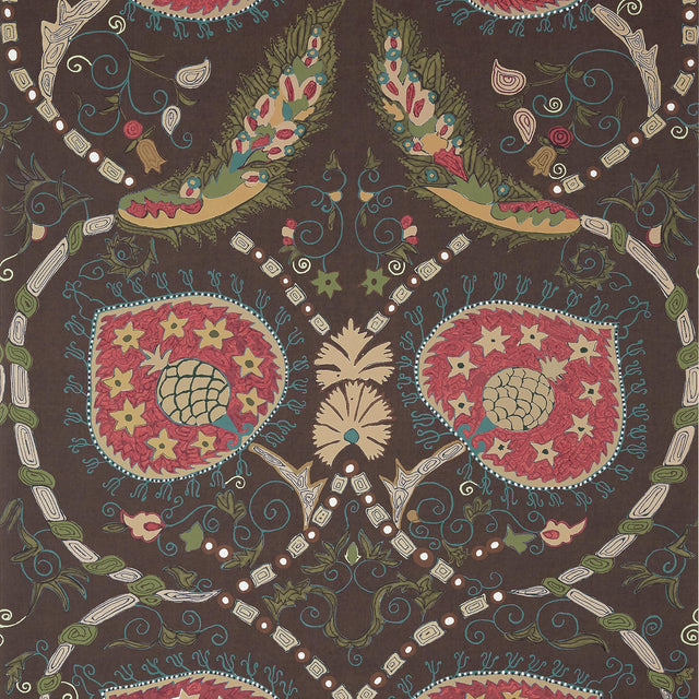 Thibaut Lewis Brown Wallpaper
