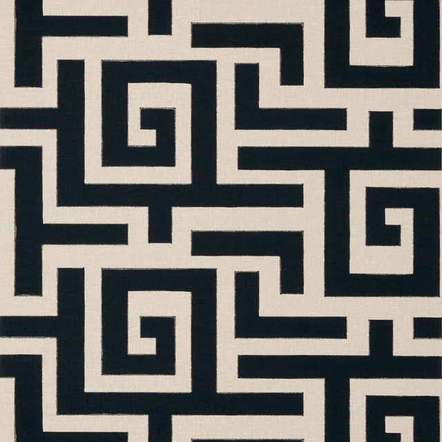 Thibaut Tulum Black Wallpaper