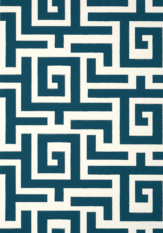 Thibaut TULUM Navy Wallpaper
