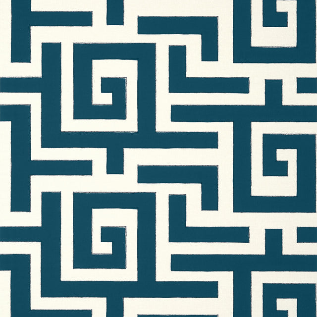 Thibaut Tulum Navy Wallpaper