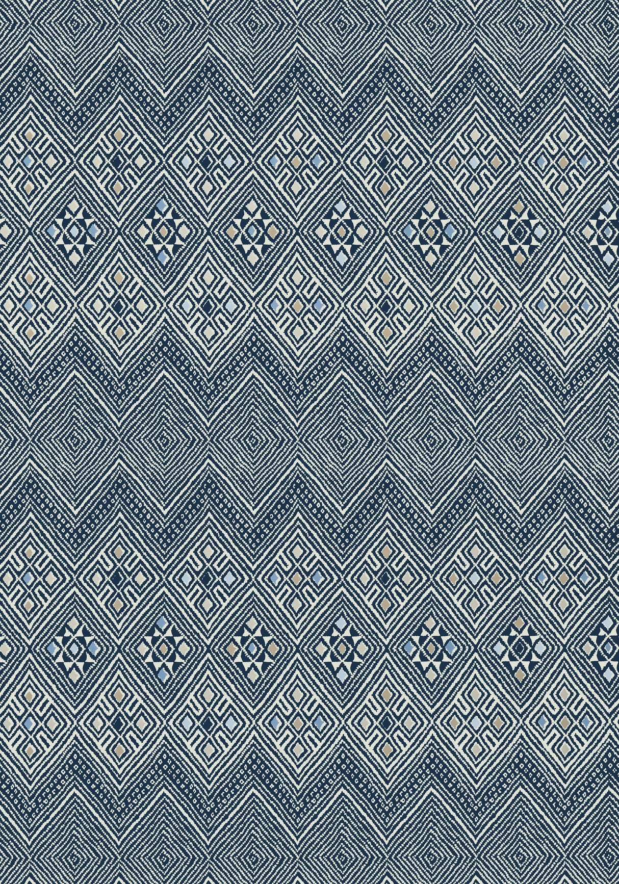 Thibaut HIGH PLAINS Navy and White Wallpaper