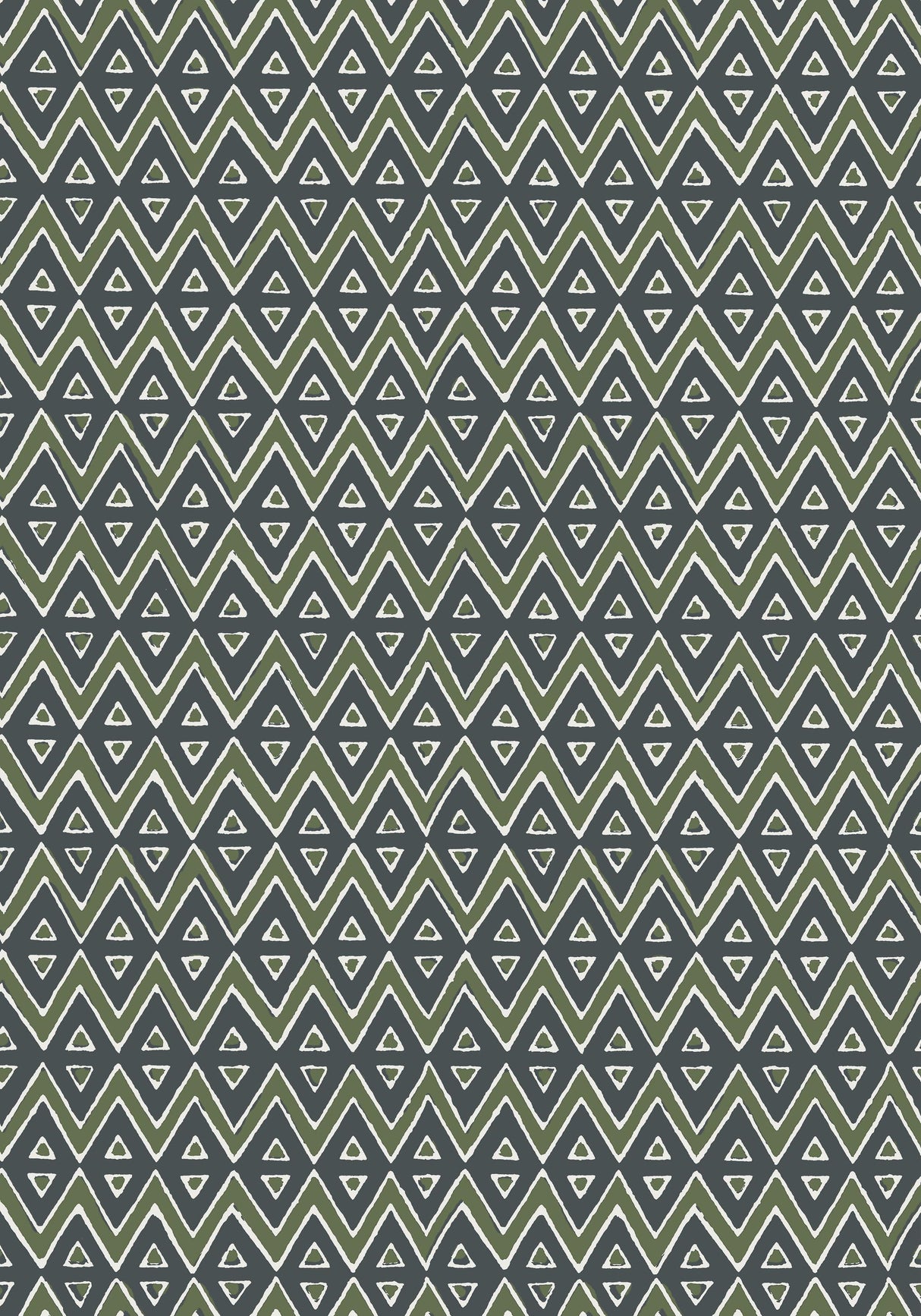 Thibaut TIBURON Green and Bluestone Wallpaper