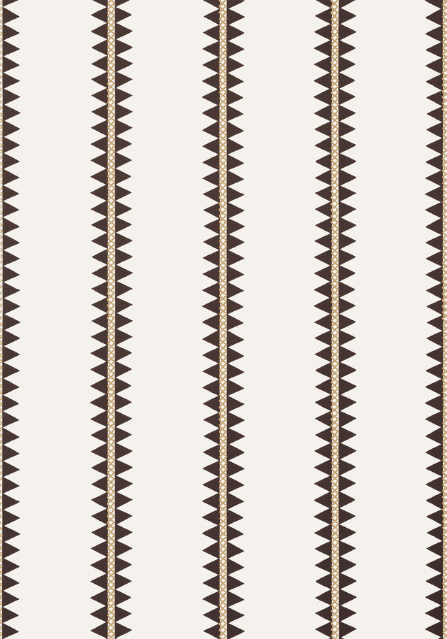 Thibaut RENO STRIPE Black Wallpaper