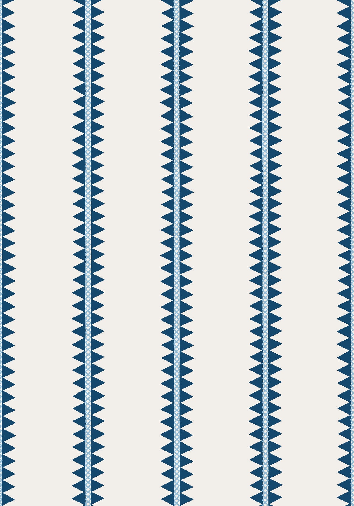 Thibaut RENO STRIPE Navy Wallpaper