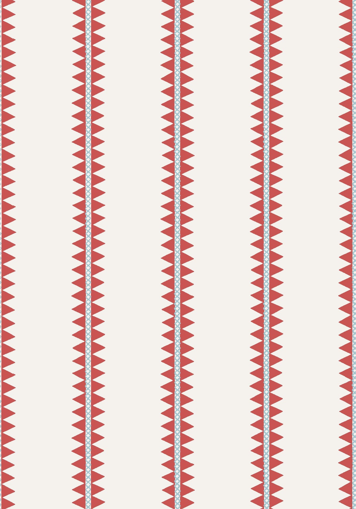 Thibaut RENO STRIPE Coral Wallpaper