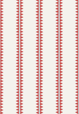 Thibaut RENO STRIPE Coral Wallpaper