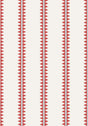 Thibaut RENO STRIPE Coral Wallpaper