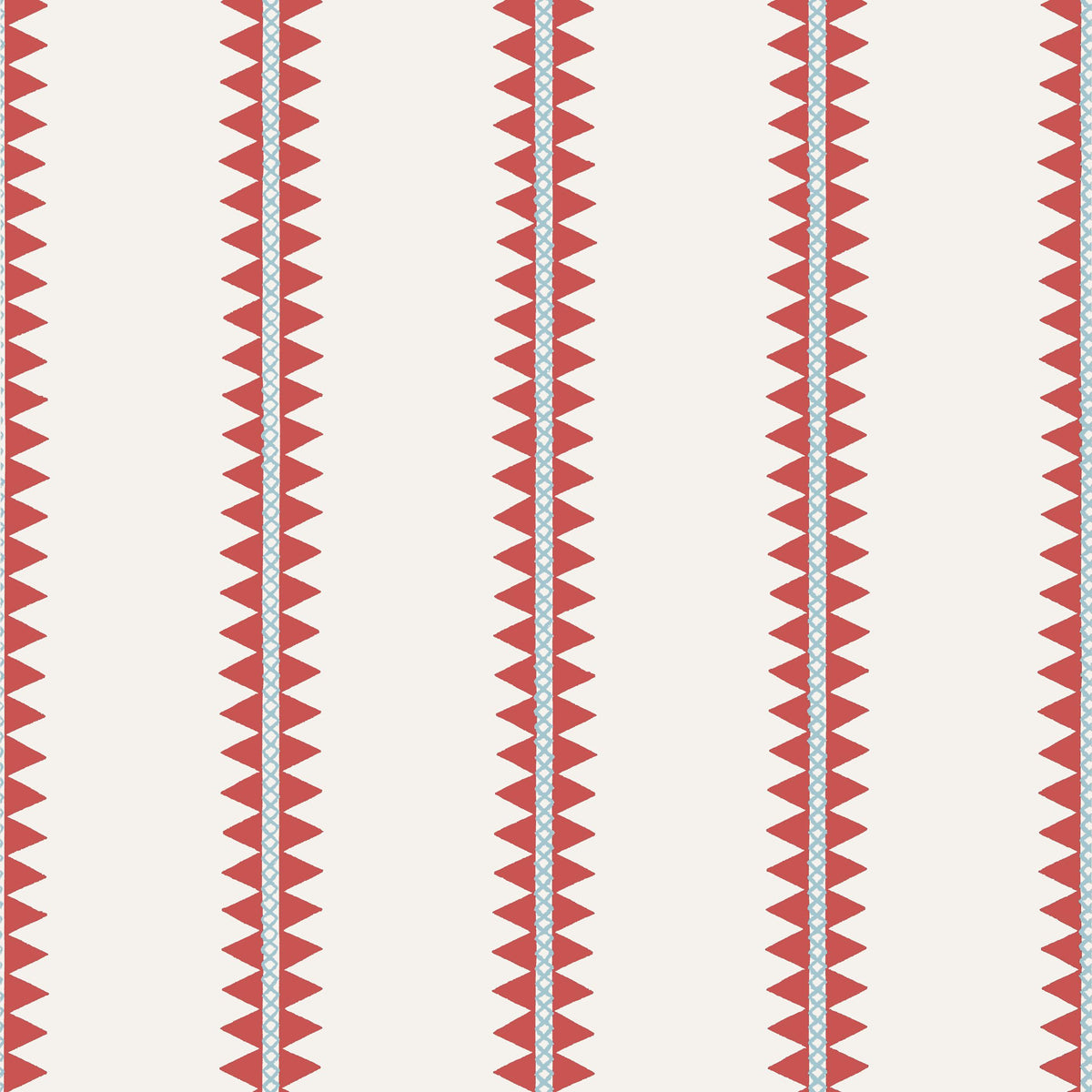 Thibaut Reno Stripe Coral Wallpaper