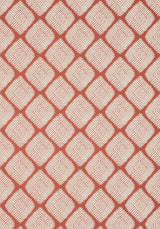 Thibaut AUSTIN DIAMOND Coral Wallpaper