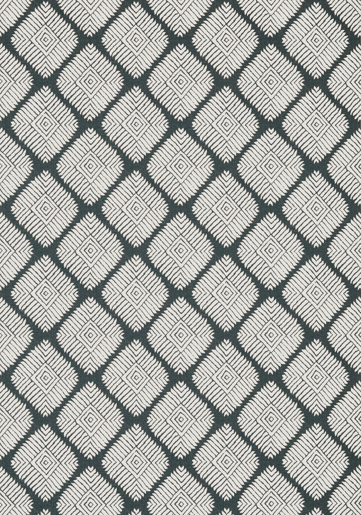 Thibaut AUSTIN DIAMOND Black Wallpaper