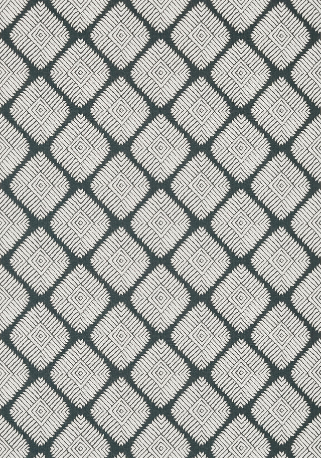 Thibaut AUSTIN DIAMOND Black Wallpaper