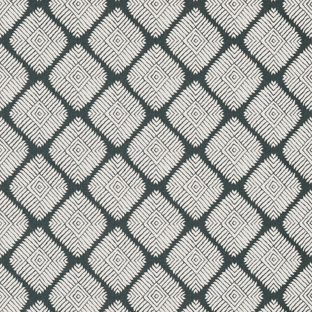 Thibaut Austin Diamond Black Wallpaper