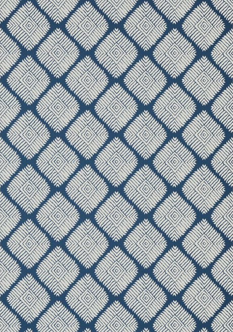 Thibaut AUSTIN DIAMOND Navy Wallpaper