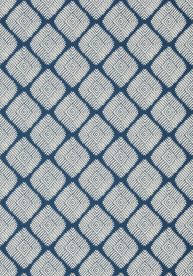Thibaut AUSTIN DIAMOND Navy Wallpaper