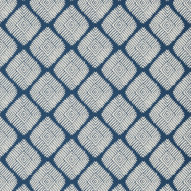 Thibaut Austin Diamond Navy Wallpaper