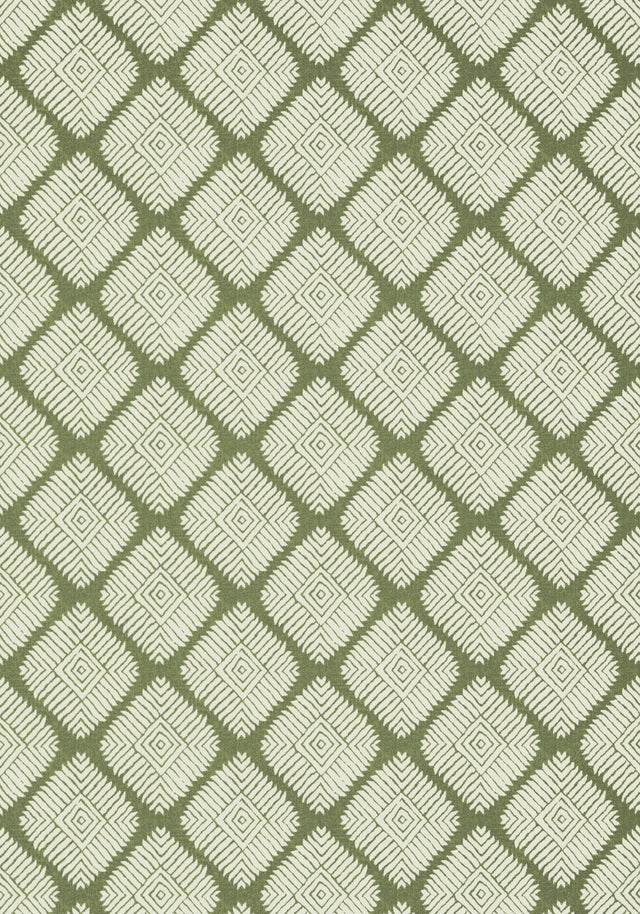 Thibaut AUSTIN DIAMOND Green Wallpaper