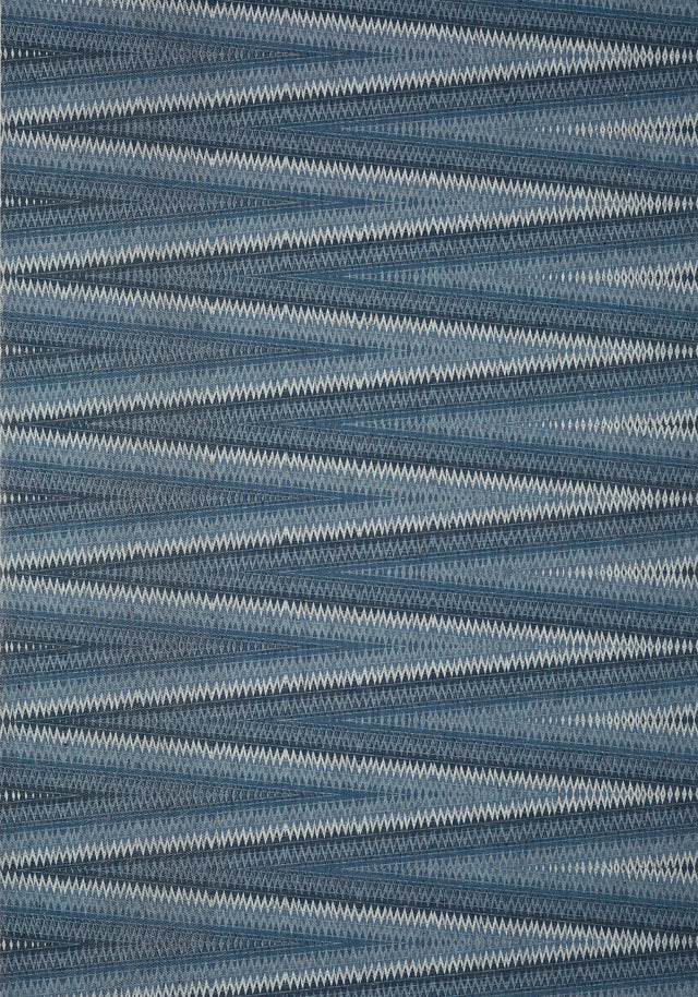 Thibaut MOAB WEAVE Navy Wallpaper