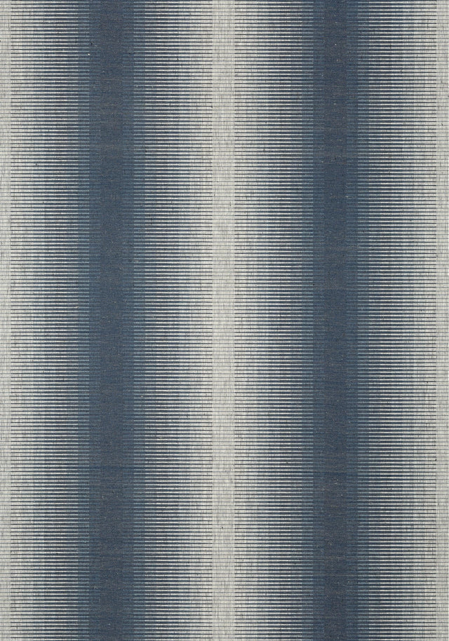 Thibaut BOZEMAN STRIPE Navy Wallpaper