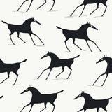 Thibaut Marlborough Downs Black And White Wallpaper