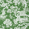 Thibaut Japanese Garden Emerald Wallpaper