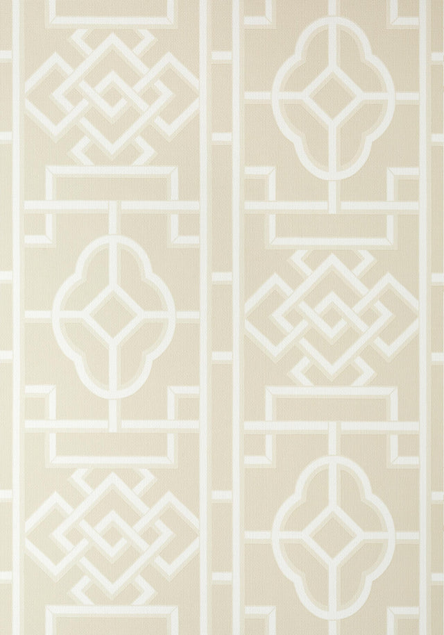 Thibaut GATEWAY Beige Wallpaper