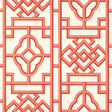 Thibaut Gateway Coral Wallpaper