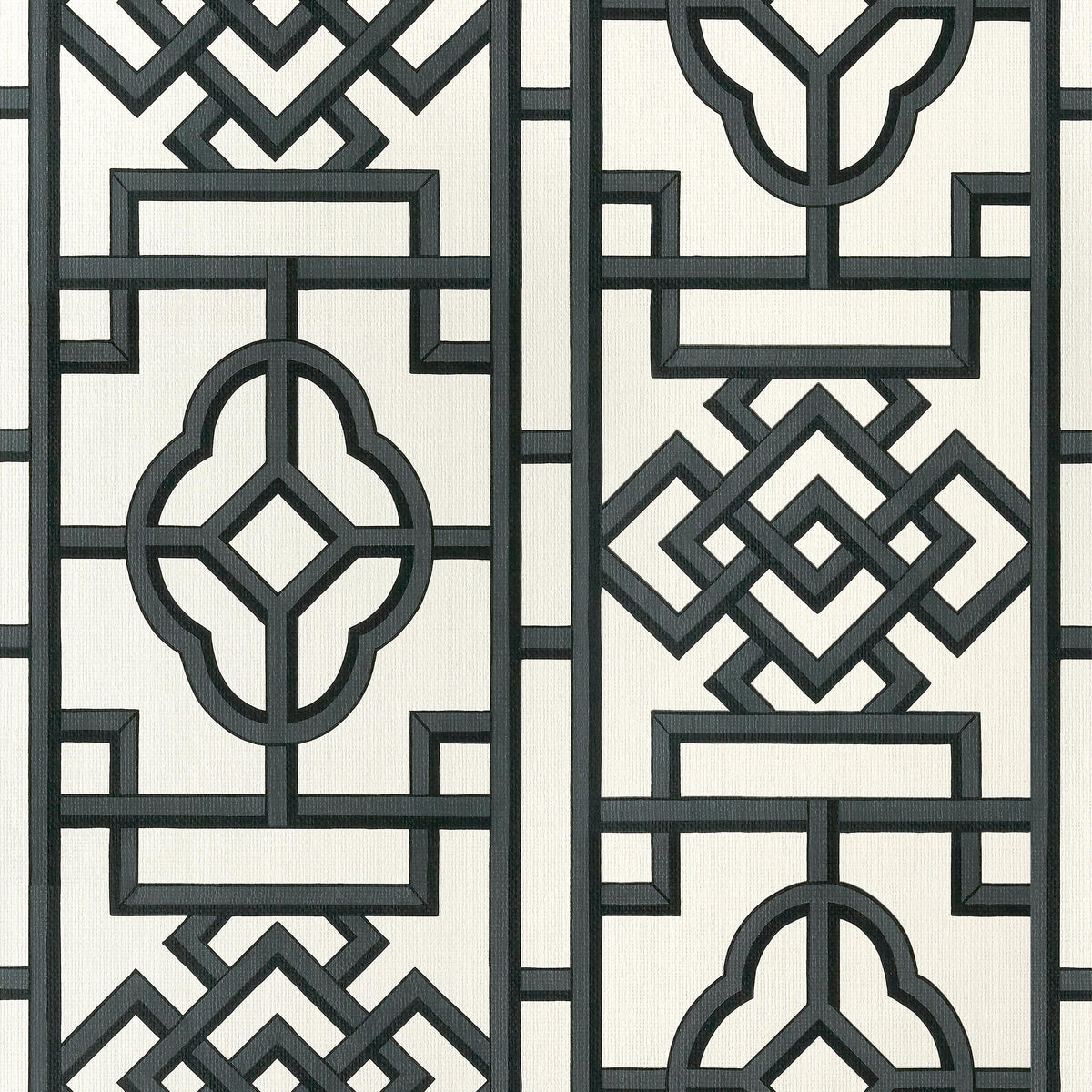 Thibaut Gateway Black Wallpaper