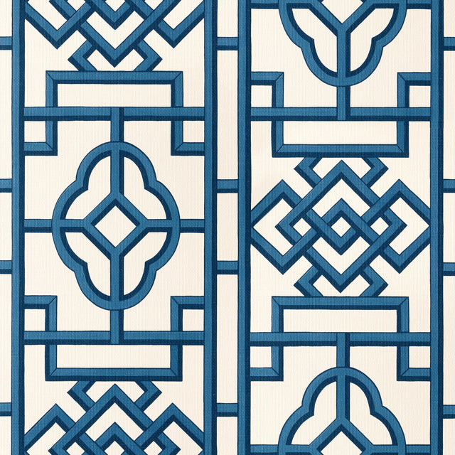 Thibaut Gateway Navy Wallpaper